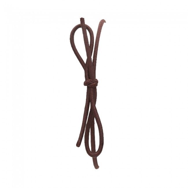 Matte Brown - Pre Tied Stretch Loop - 19" Loop (28" untied)