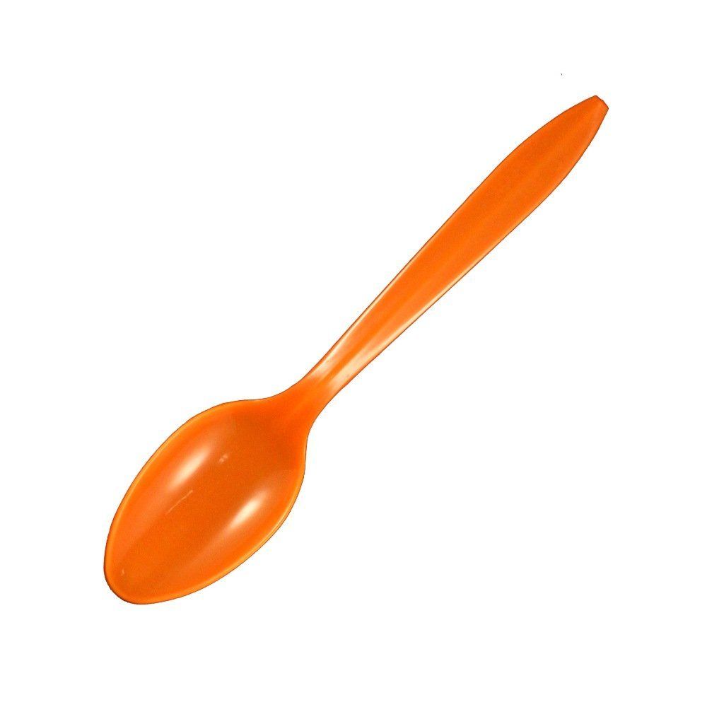 Orange - Medium Weight Spoon - 5-3/4 (Handle) x 1-3/16" (W)