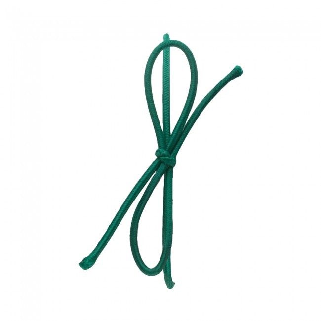 Matte Emerald - Pre Tied Stretch Loop - 19" Loop (28" untied)