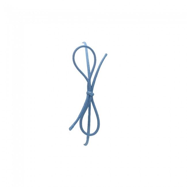 Matte Light Blue - Pre Tied Stretch Loop - 10" Loop (18" untied)