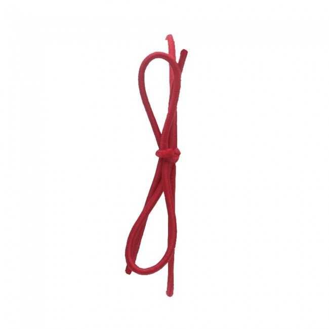 Matte Red - Pre Tied Stretch Loop - 19" Loop (28" untied)