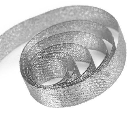 Silver - Metallic Coast Ribbon - 1/8" x 500 Yards