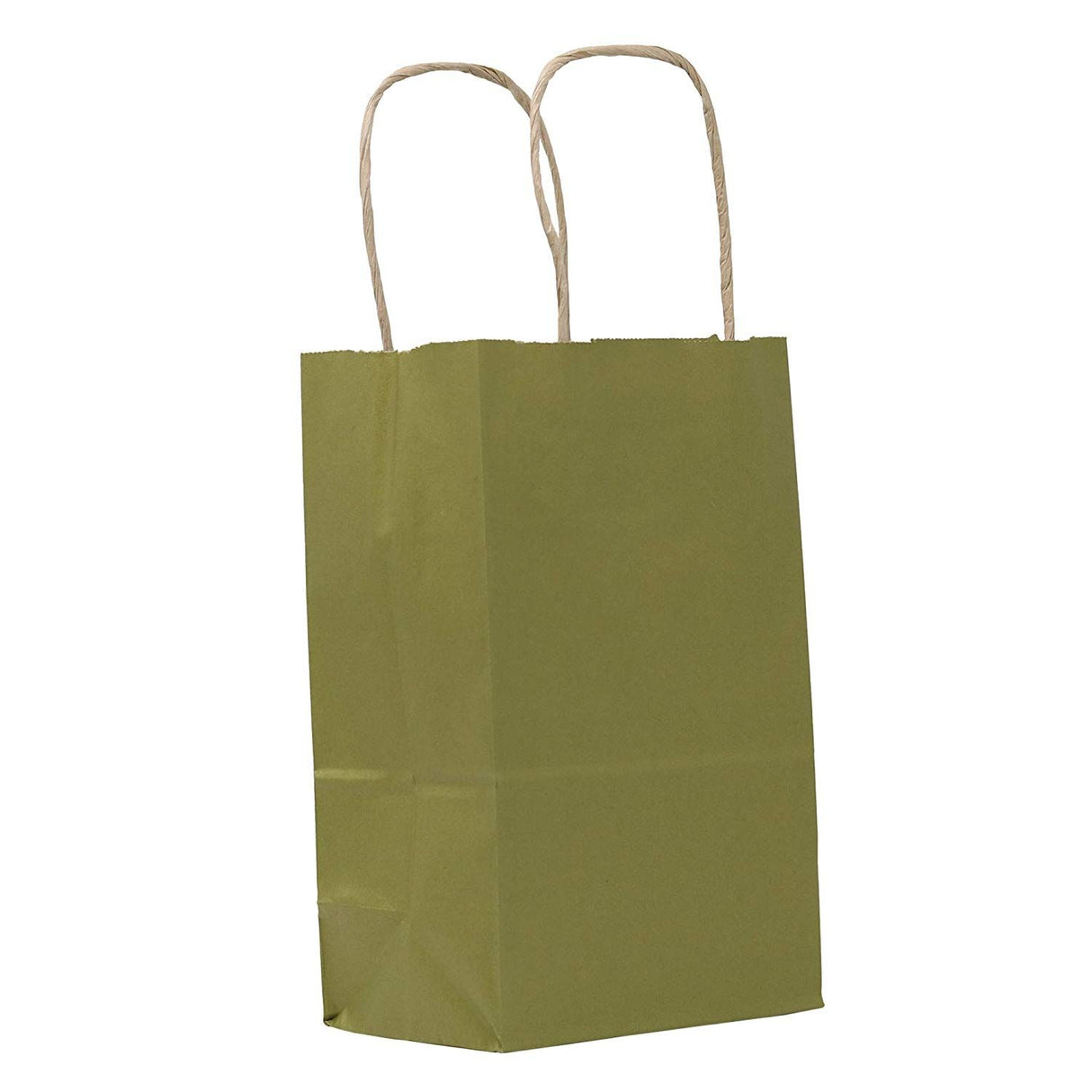 Matte Metallic Gold - Shopping Bag - 5-1/4 x 3-1/4 x 8-3/8"