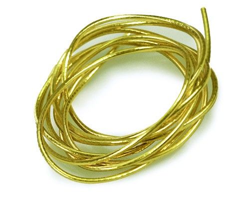 Metallic Gold - Metallic Elastic Cord - 100 Yards
