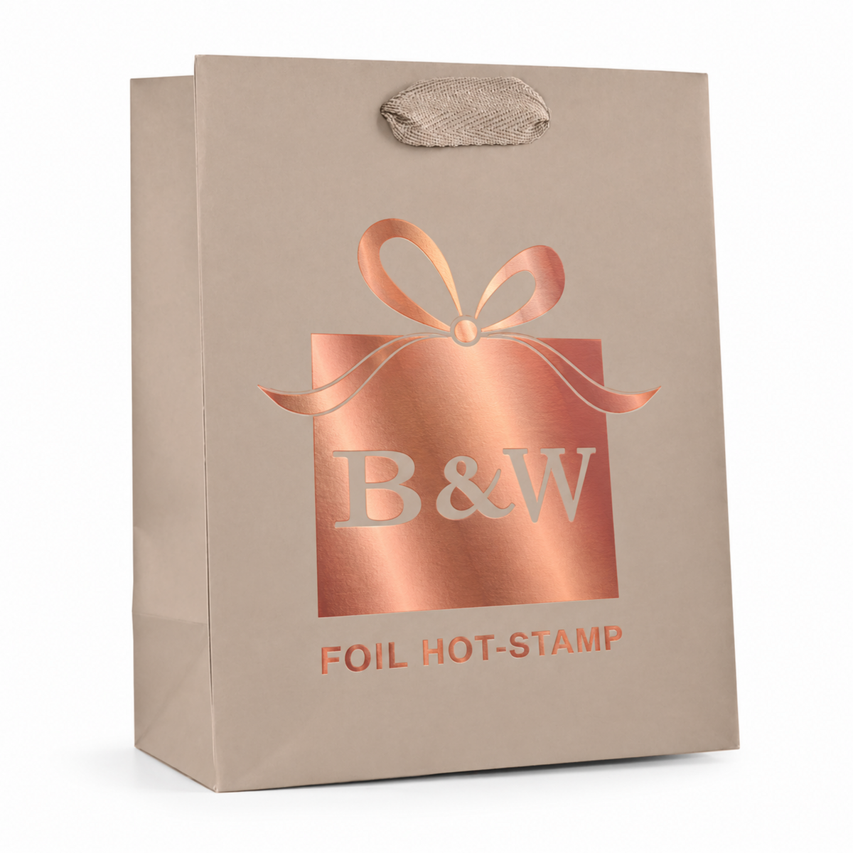 8 x 4 x 10" / 1 Color Foil Hot-Stamp / Case/100