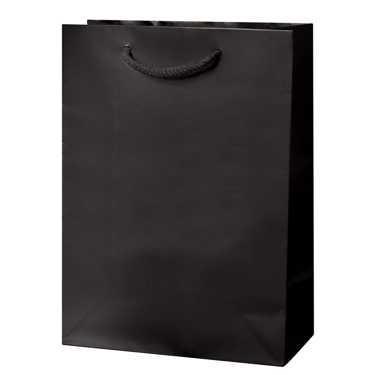 Matte Black - Matte Euro Tote - 10 x 5 x 13"