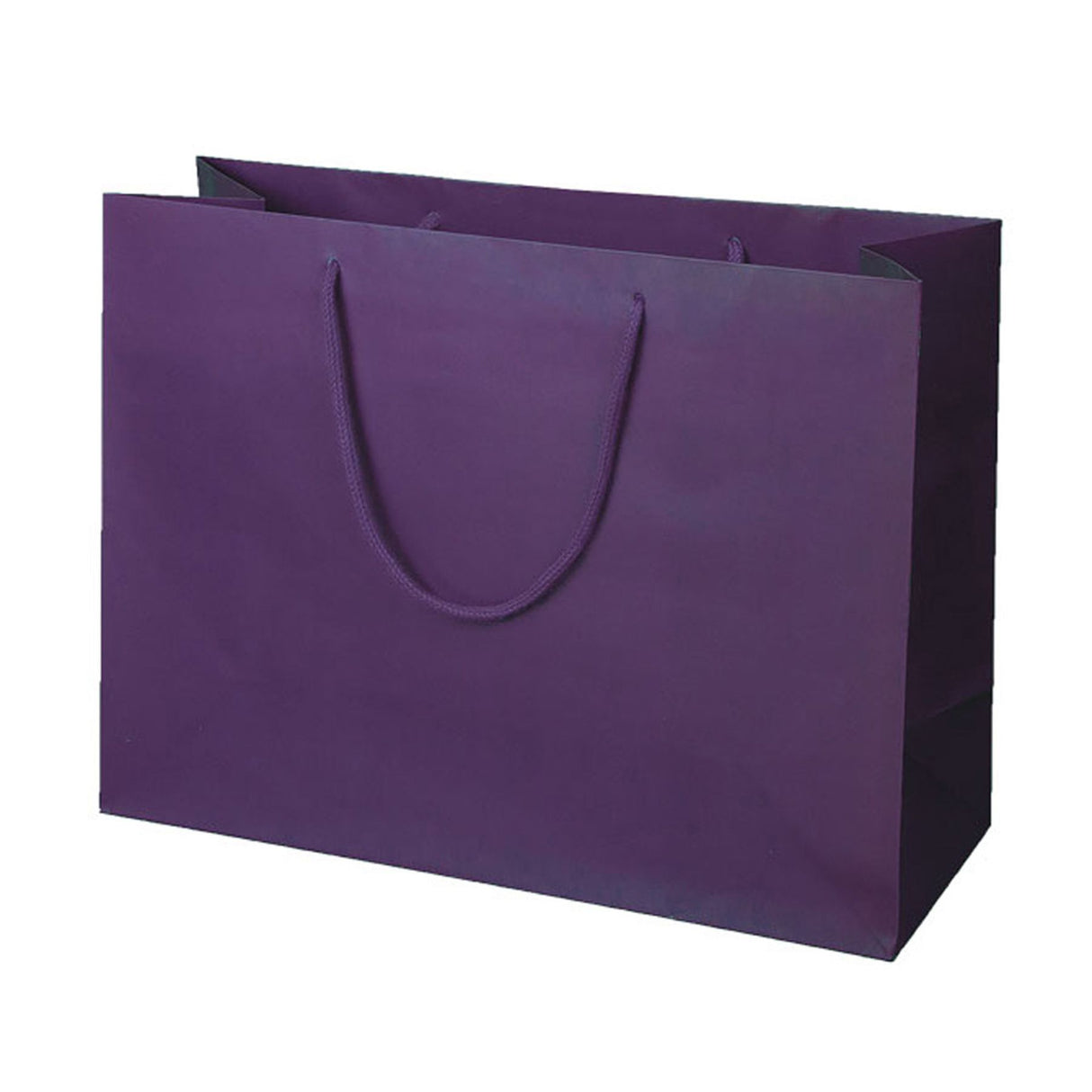 Matte Purple - Matte Euro Tote - 13 x 5 x 10"