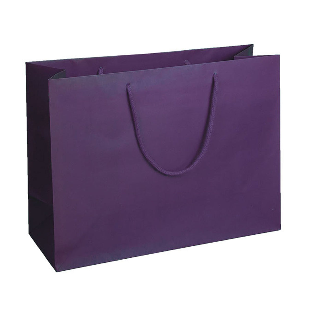 Matte Purple - Matte Euro Tote - 16 x 4-3/4 x 13"