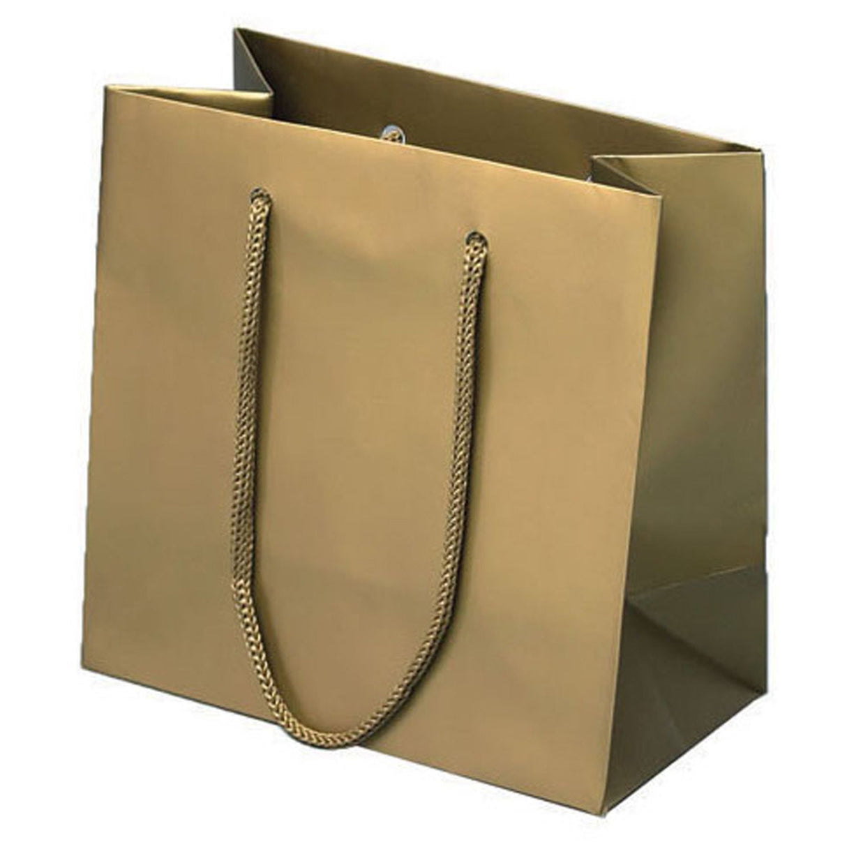 Matte Gold - Matte Euro Tote - 6-1/2 x 3-1/2 x 6-1/2"
