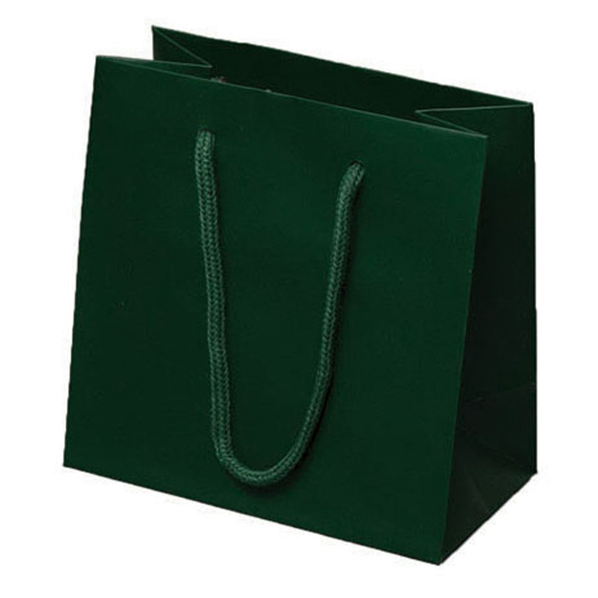Matte Hunter Green - Matte Euro Tote - 6-1/2 x 3-1/2 x 6-1/2"