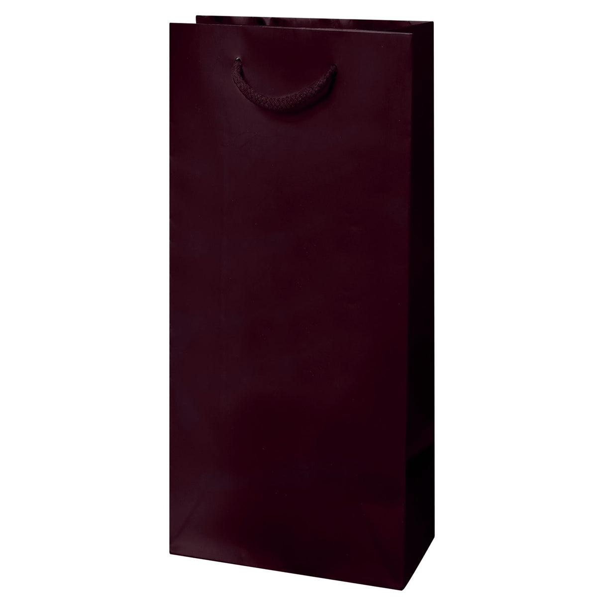 Matte Burgundy - Matte Euro Tote - 6-1/2 x 3-1/2 x 13"