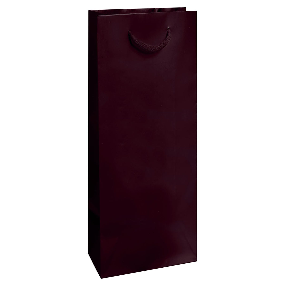 Matte Burgundy - Matte Euro Tote - 5-1/4 x 3-1/2 x 13"