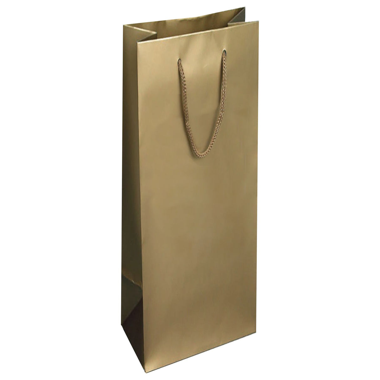 Matte Gold - Matte Euro Tote - 5-1/4 x 3-1/2 x 13"