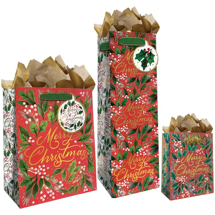 Merry Christmas Gift Bags & Wrapping Paper