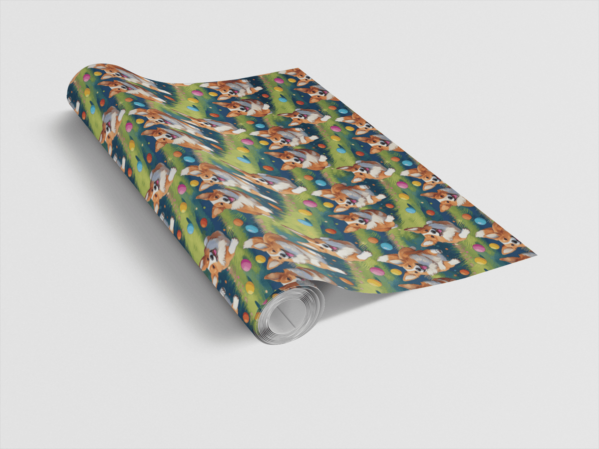 The Great Ball Dash - Corgi Wrapping Paper