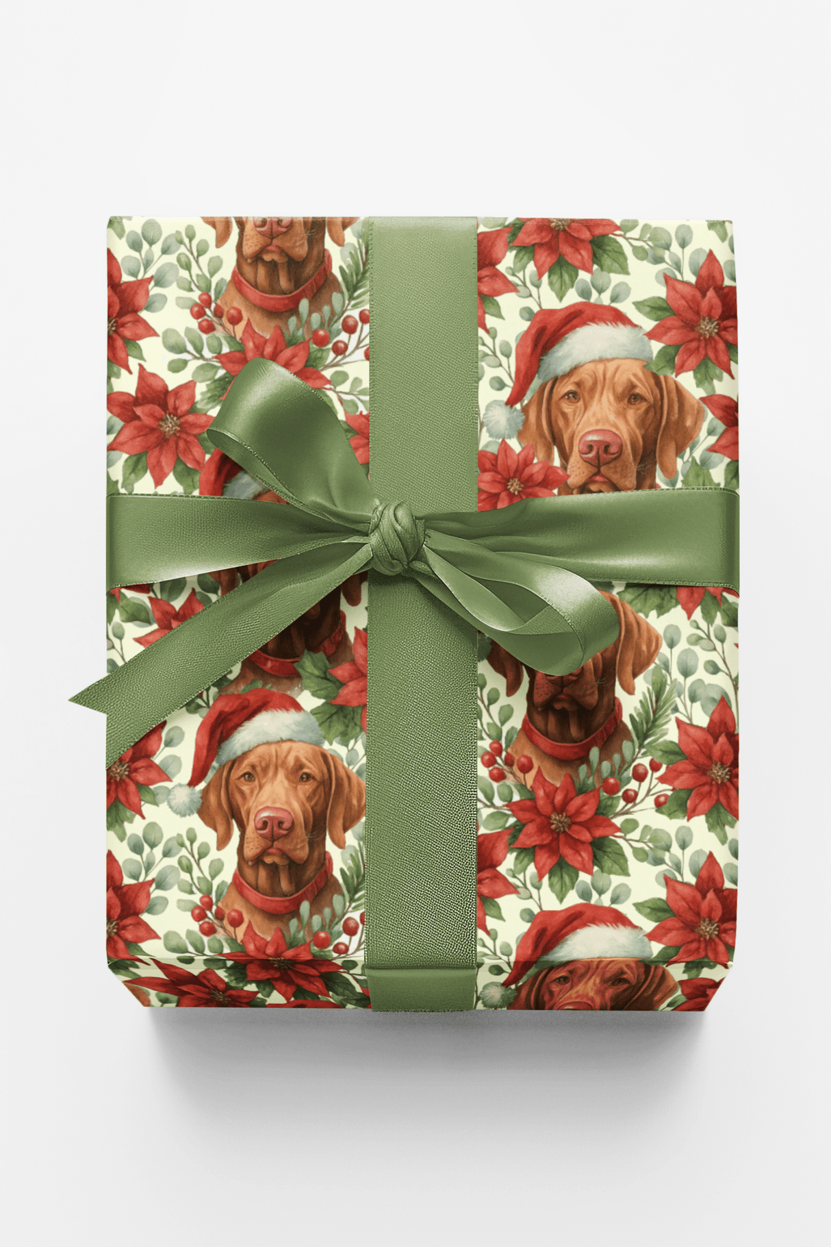 Rust Red and Ribboned Joy Wrapping Paper