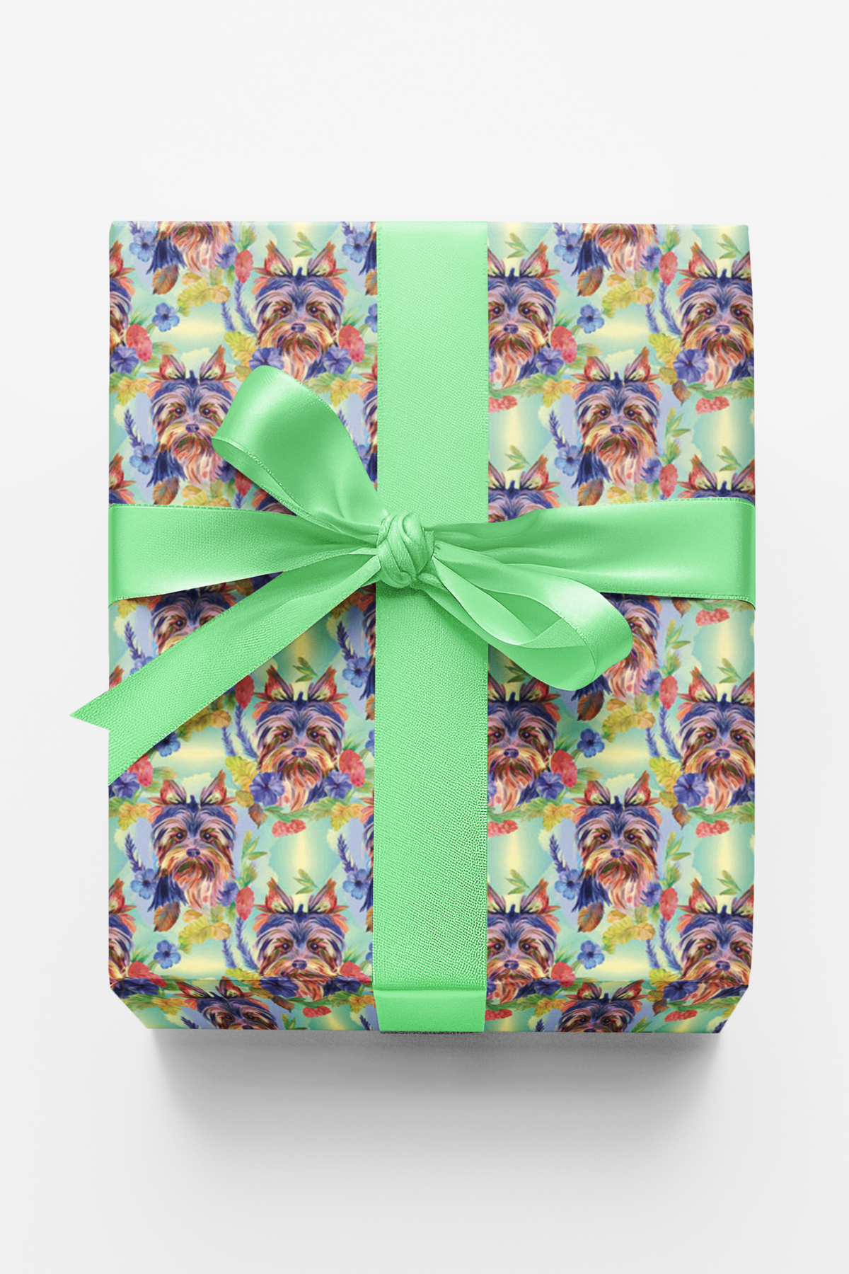 The Yorkie Wiggle - Yorkshire Terrier Wrapping Paper