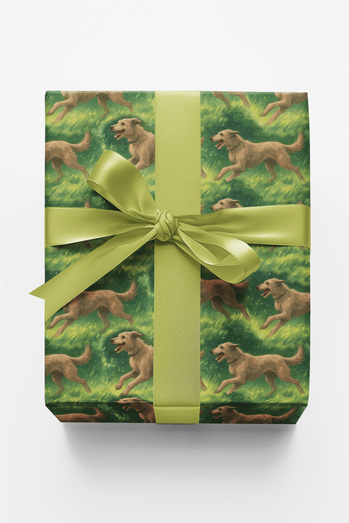 Silver Mist Hound Wrapping Paper