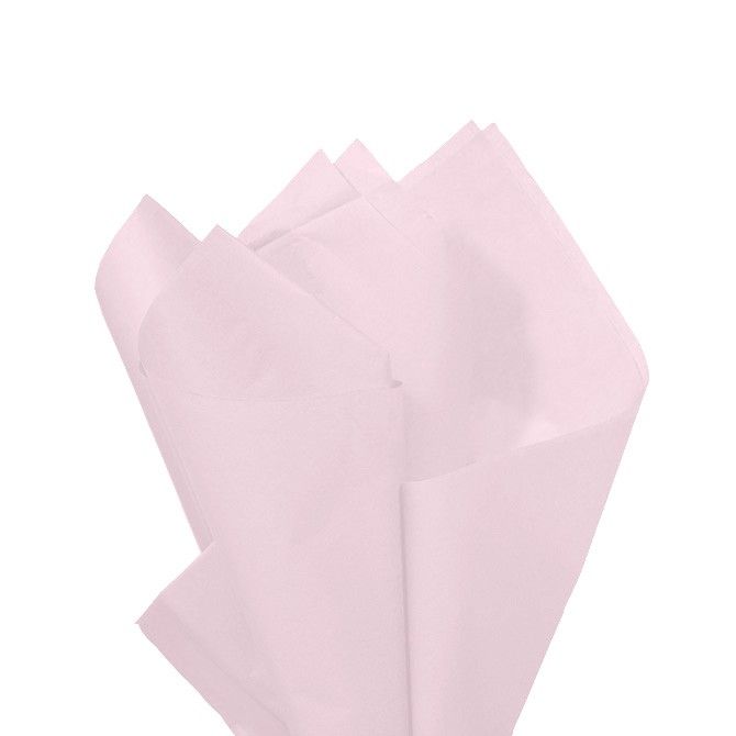 Light Pink - Tissue - Ream - 20" x 30" - Quire Folded