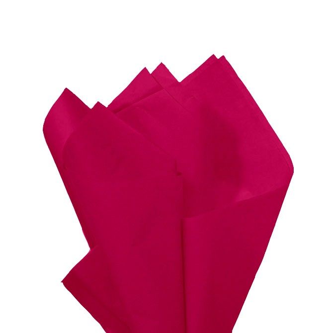 Cranberry - Tissue - Ream - 20" x 30" - Quire Folded