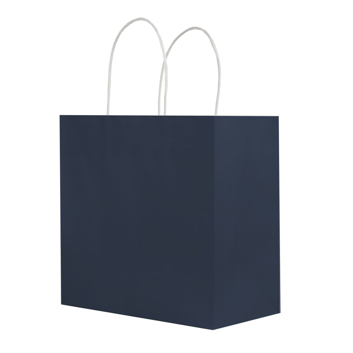Nautical Navy Blue - Smooth Top Egde Shopping Bag - 10 x 5 x 10"