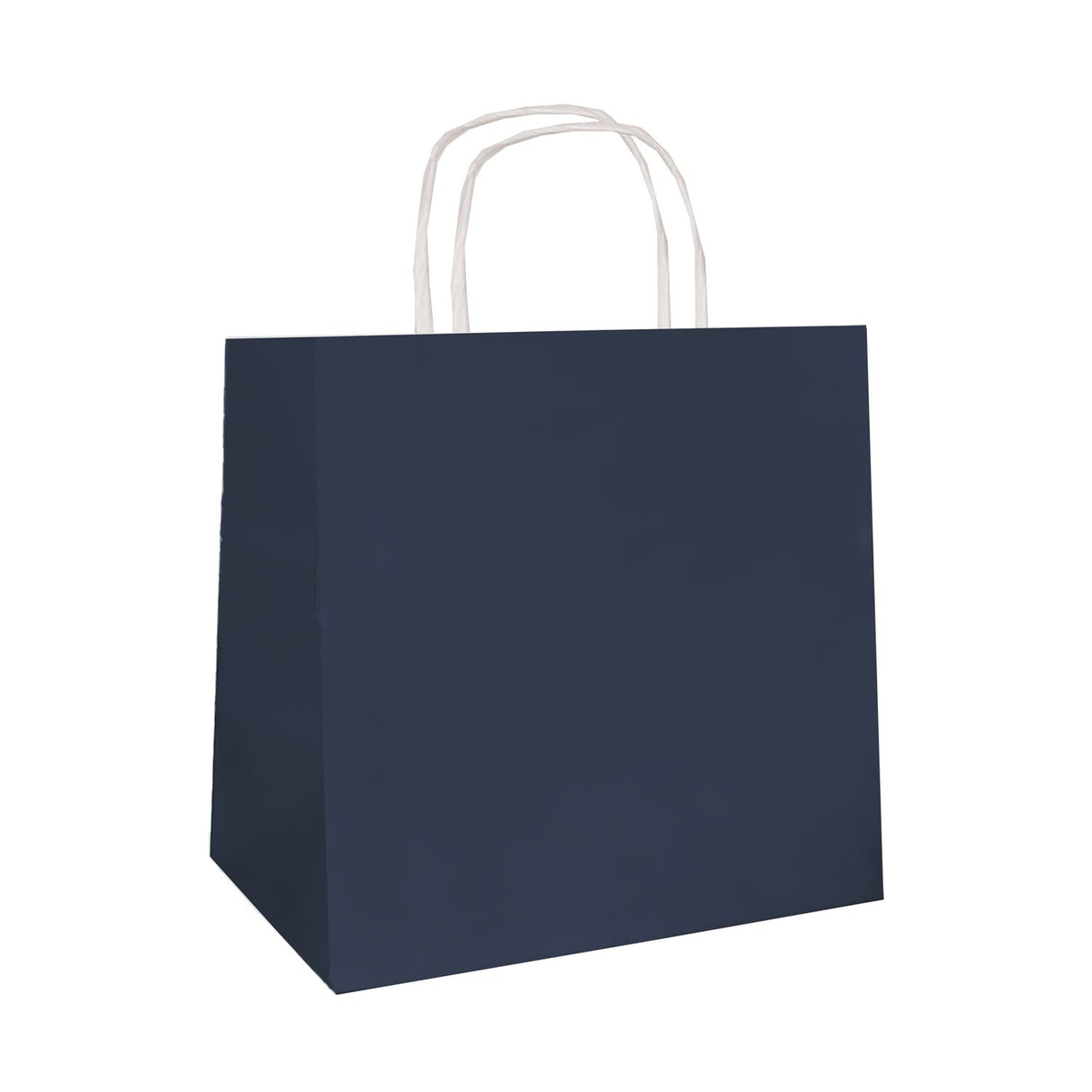Nautical Navy Blue - Smooth Top Egde Shopping Bag - 6 x 4 x 6"
