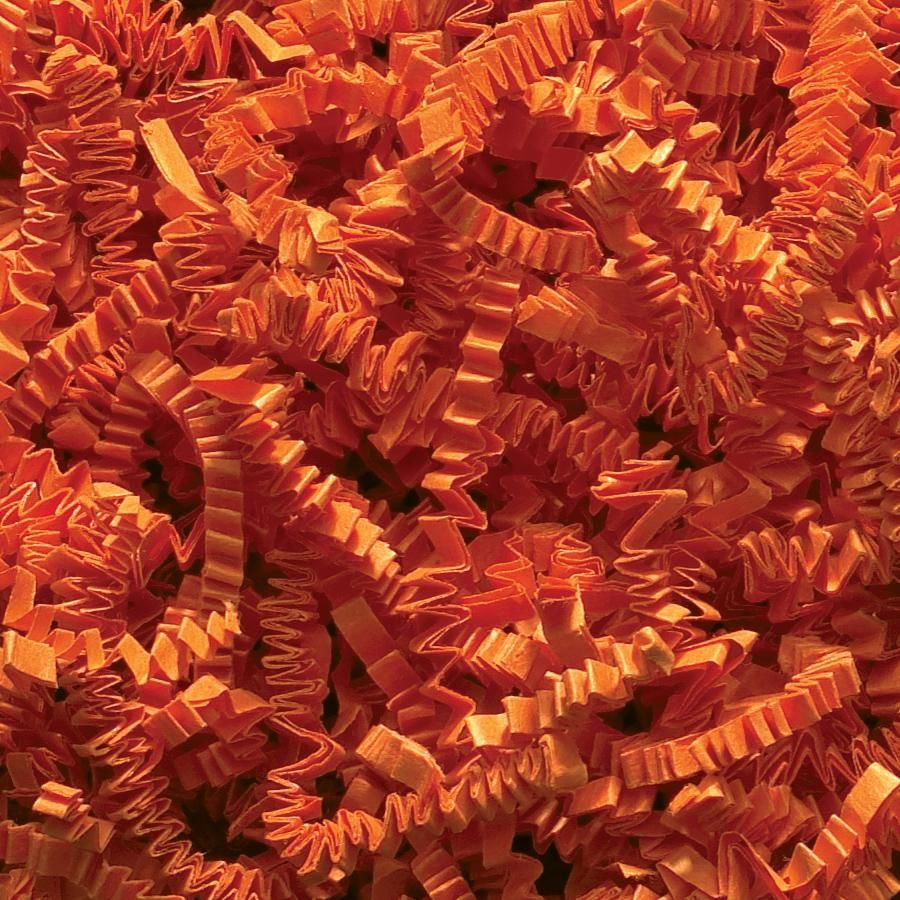 Orange - Crinkle Cut Basket Shred - 10 lb Box