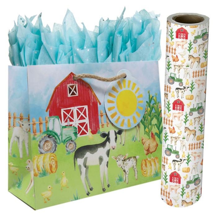 On the Farm Gift Bags, Wrapping Paper, & Mailers