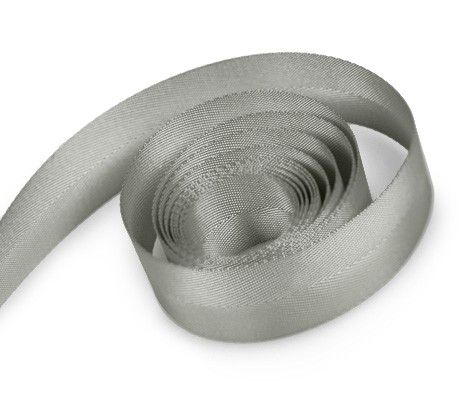 Shell Gray - Poly Twill Ribbon - 7/8" x 25 Yards