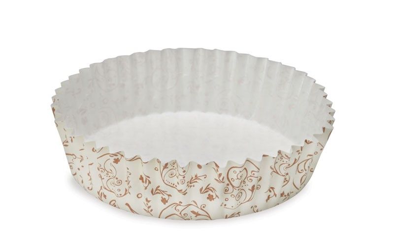 Brown Blossom - Ruffled Baking Cup - 3.9 Dia. x 1.2"