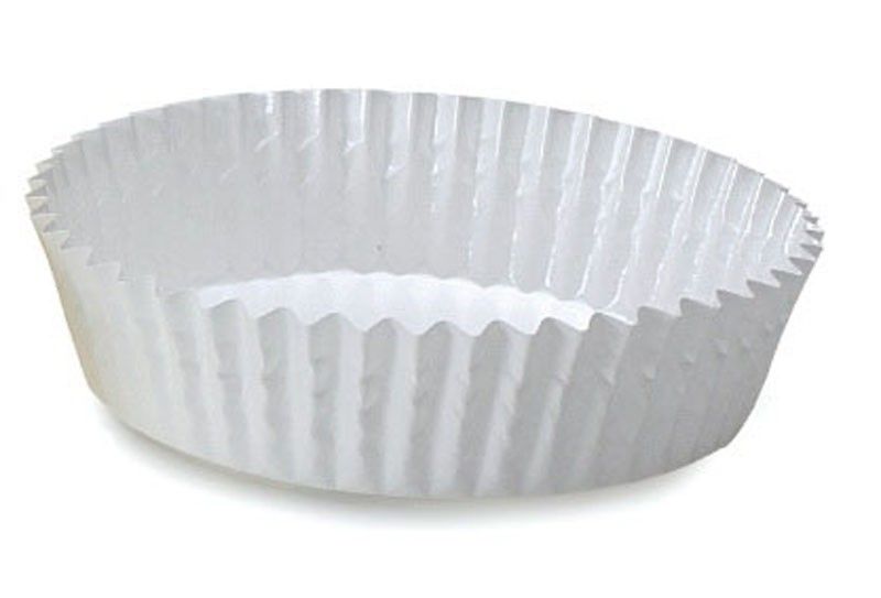 White - Ruffled Baking Cup - 4.7 Dia. x 1.2"