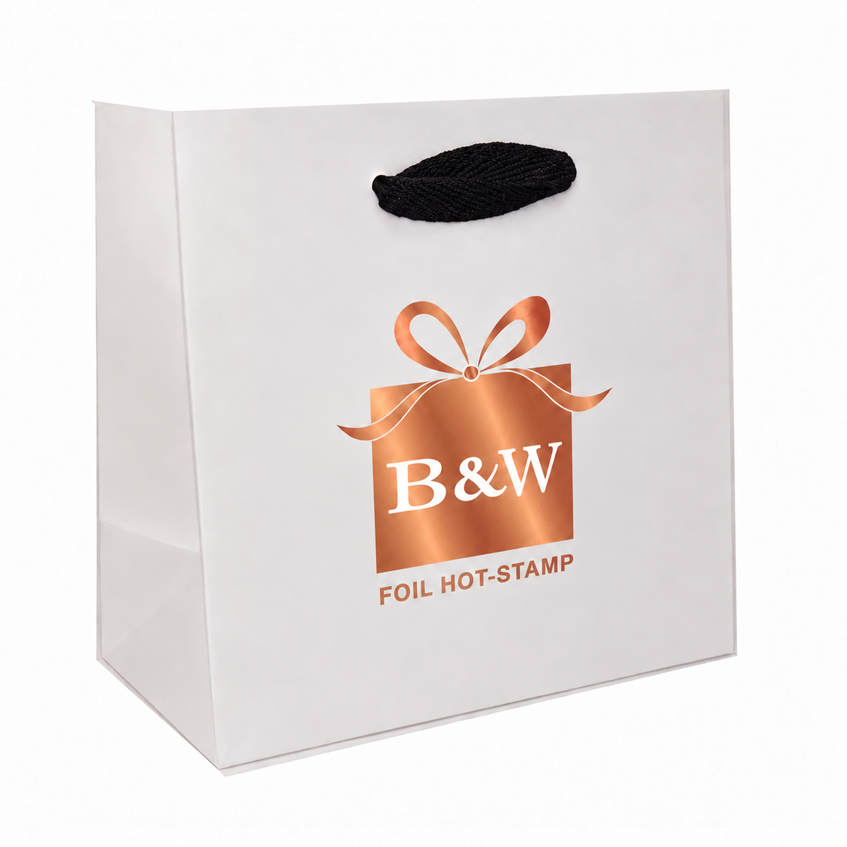 6.5 x 3.5 x 6.5" / 1 Color Foil Hot-Stamp / Case/100