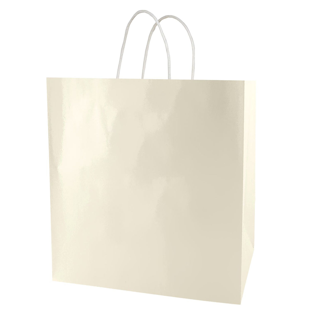 Pearl Cream - Smooth Top Egde Shopping Bag - 16 x 7 x 19"