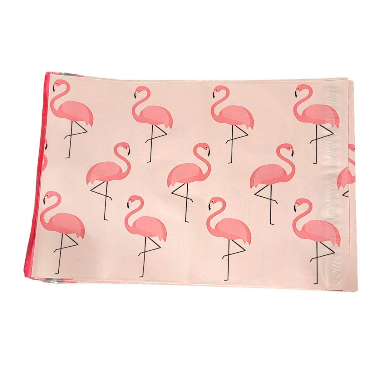 Pink Flamingo Poly Mailers Size 10x13 Colorful Shipping Bags