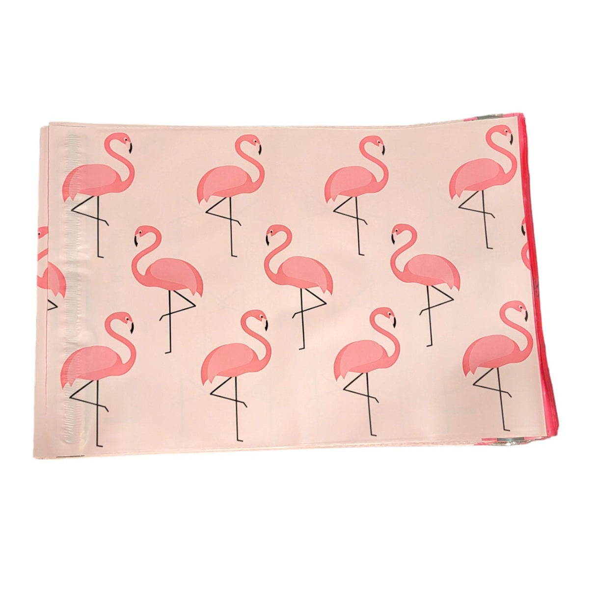 Pink Flamingo Poly Mailers Size 10x13 Colorful Shipping Bags