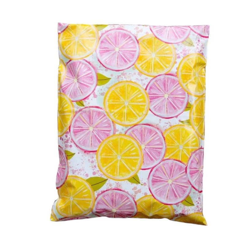 Pink Lemonade Poly Mailers Size 6x9 Shipping Bags