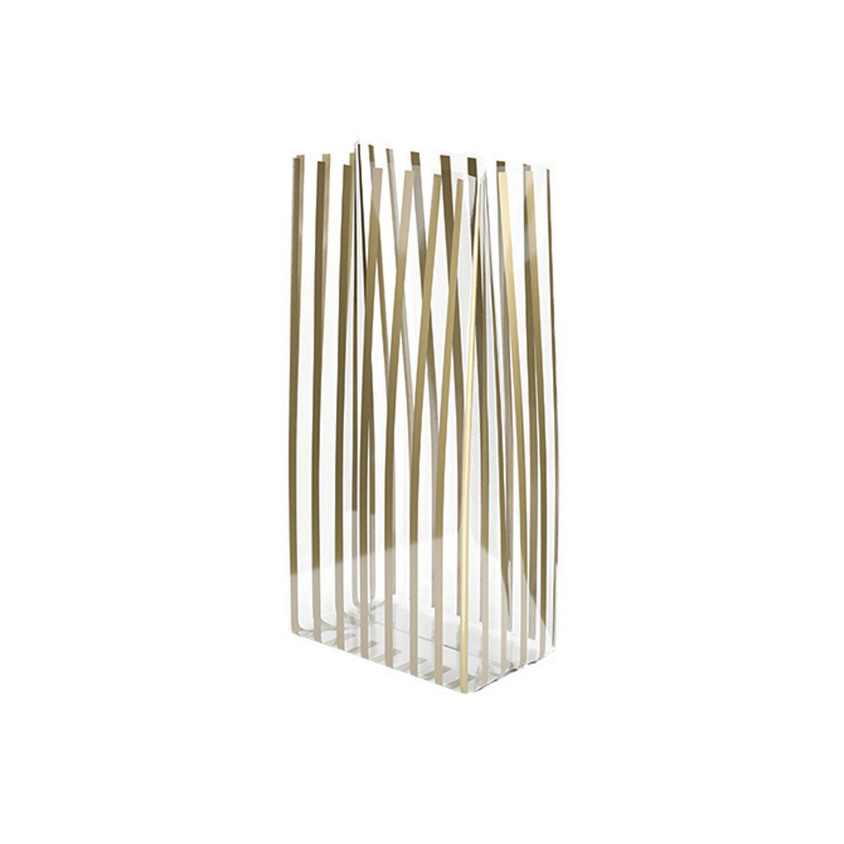 Gold Stripes - Candy Bag - 4 x 2-1/2 x 9-1/2"