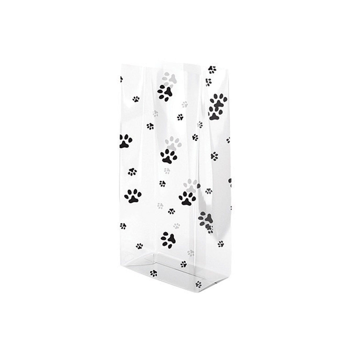 Paw Print - Candy Bag - 4 x 2-1/2 x 9-1/2"