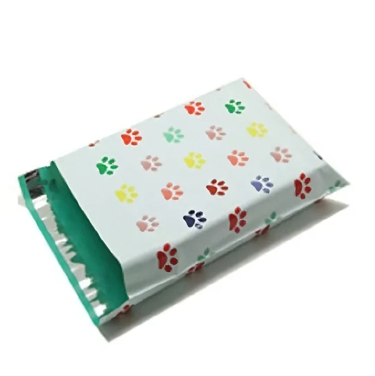 Puppy Dog Paw Print Poly Mailers Size 10x13 Colorful Shipping Bags