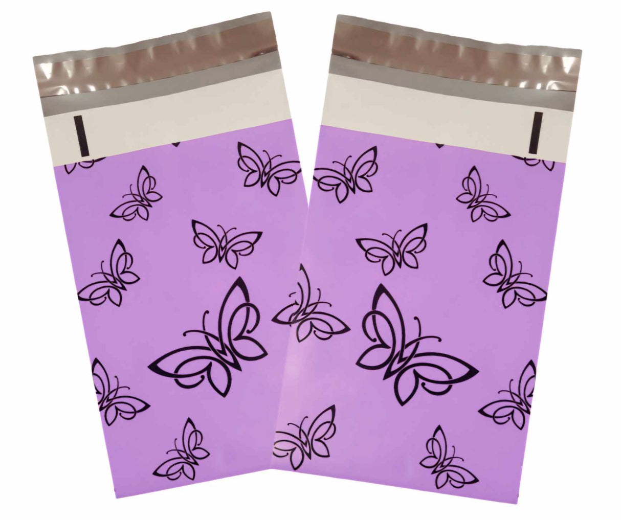 Purple Butterfly Poly Mailers Size 6x9 Shipping Bags Designed By Shipping In Style