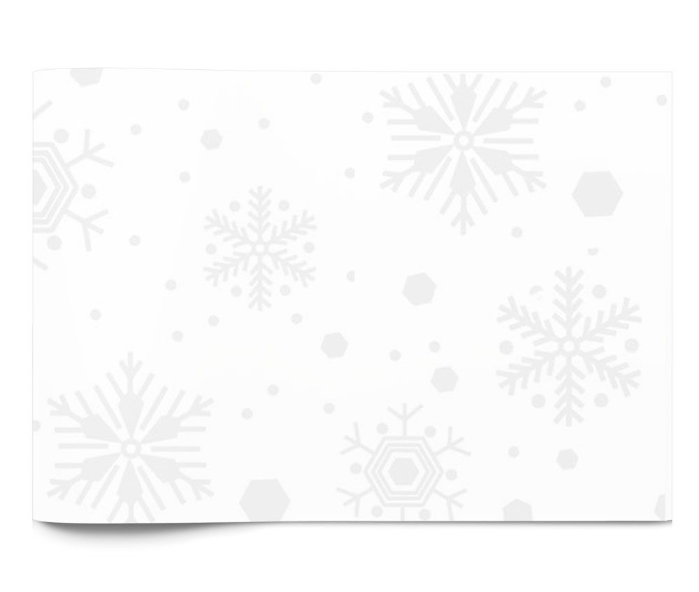 White Snowflakes - Tissue - Ream - 20 x 30"