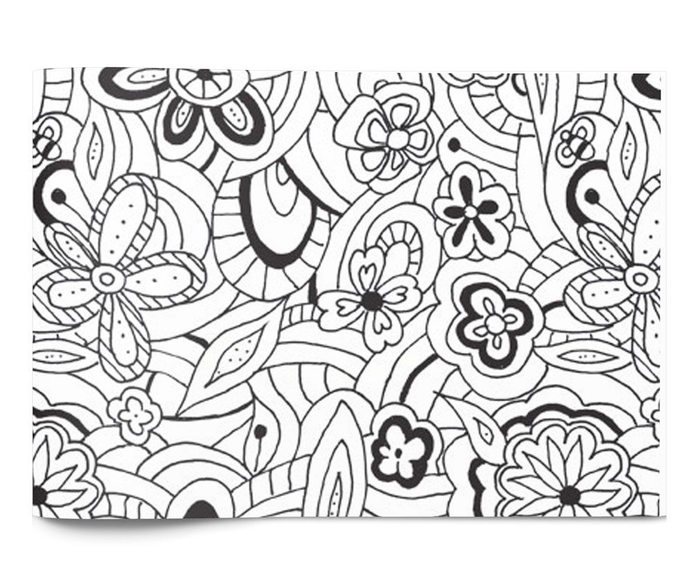 Floral Sketch - Tissue - Ream - 20 x 30"