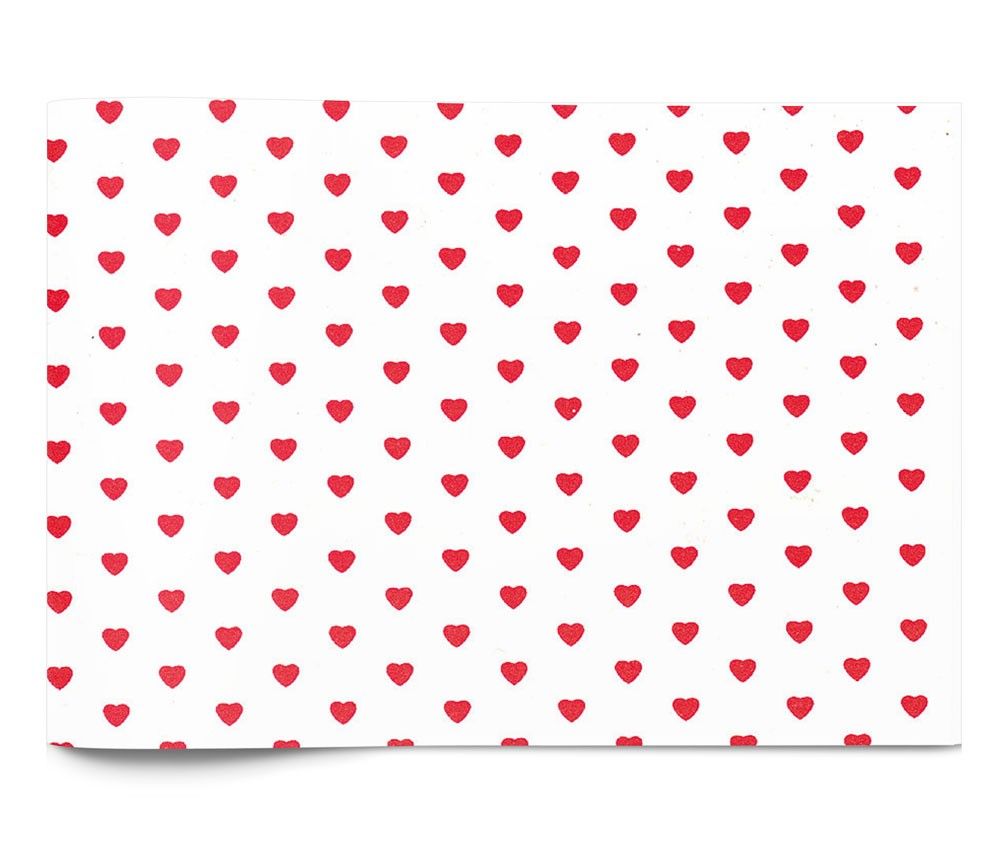 Red Little Hearts - Tissue - Ream - 20 x 30"