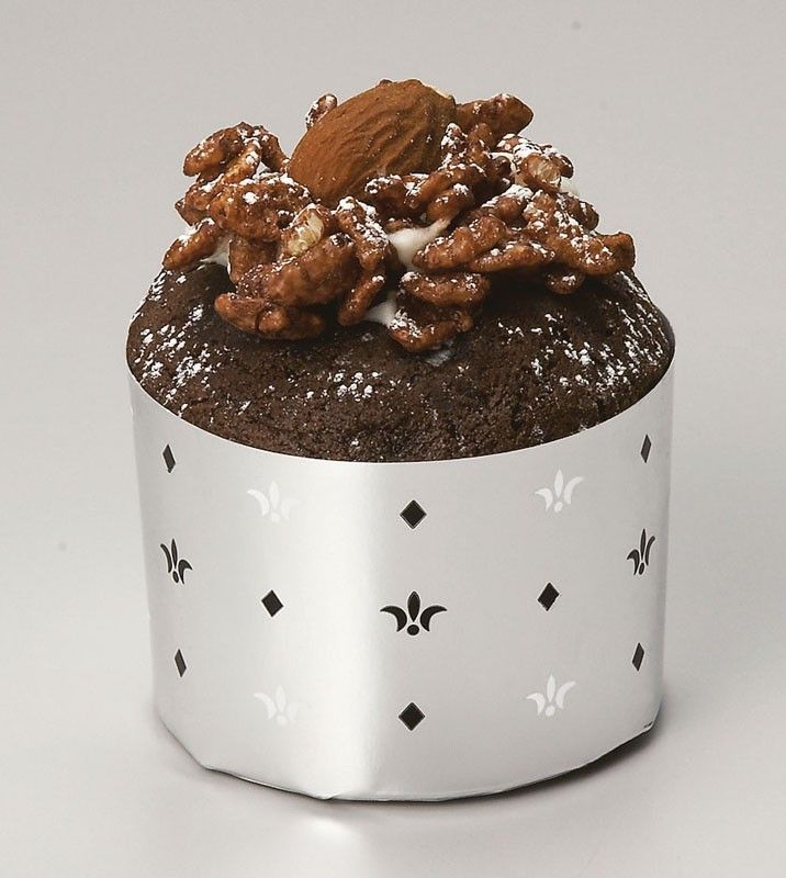 Silver - Baking Cup - (3.4 oz) 2.2 Dia. x 1.6" H