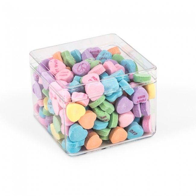 Clear Rigid Boxes - 3-1/4 x 3-1/4 x 2-1/2"