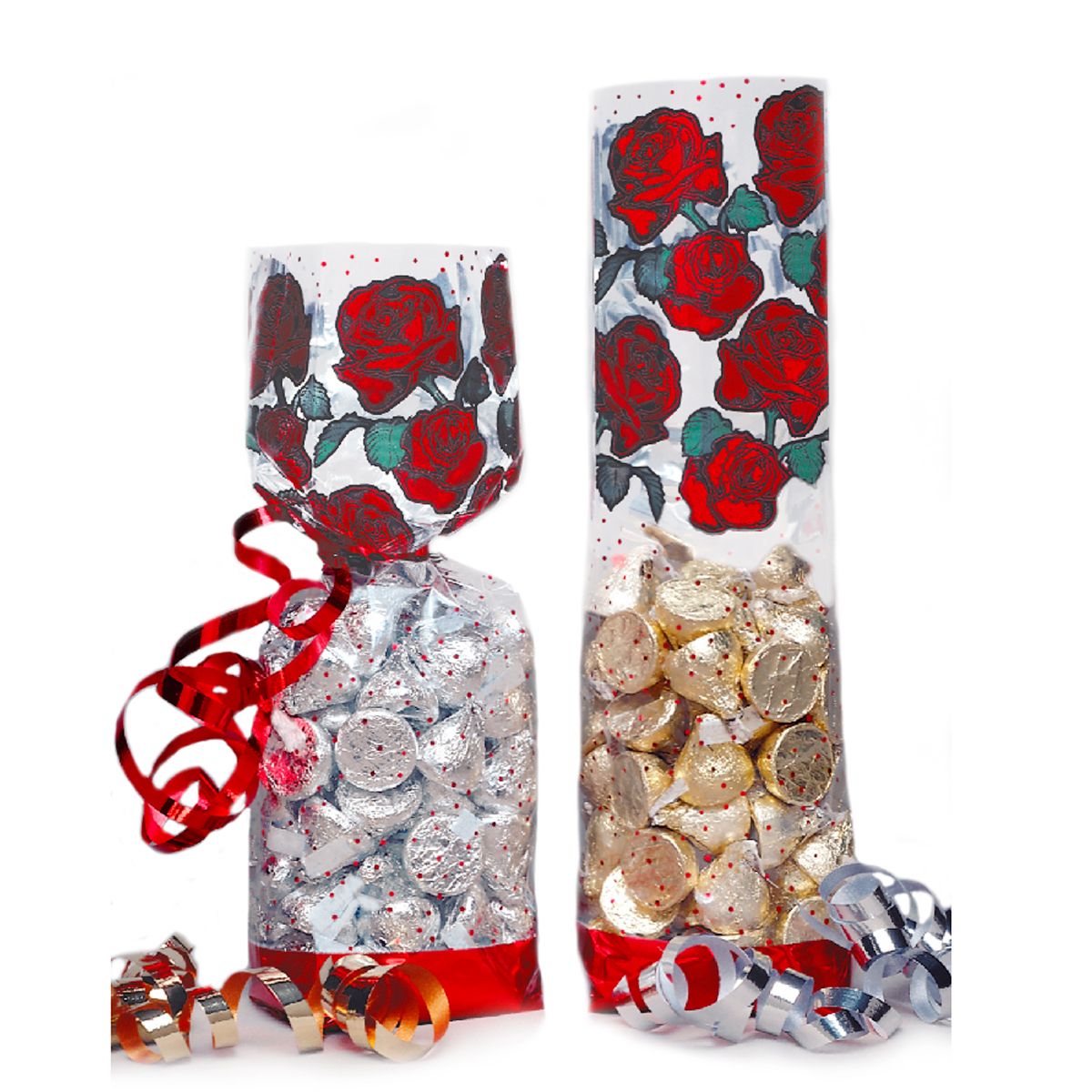Rose - Stand Up Candy Bag - (1/2 lb) 2-1/4 x 1-7/8 x 9-1/2"