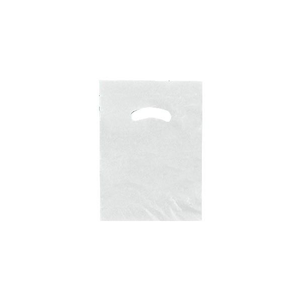 White - Super Glossy Plastic Bag - 9 x 12"