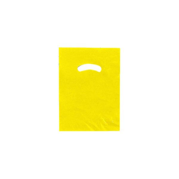 Yellow - Super Glossy Plastic Bag - 9 x 12"