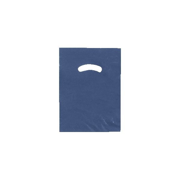 Navy Blue - Super Glossy Plastic Bag - 9 x 12"
