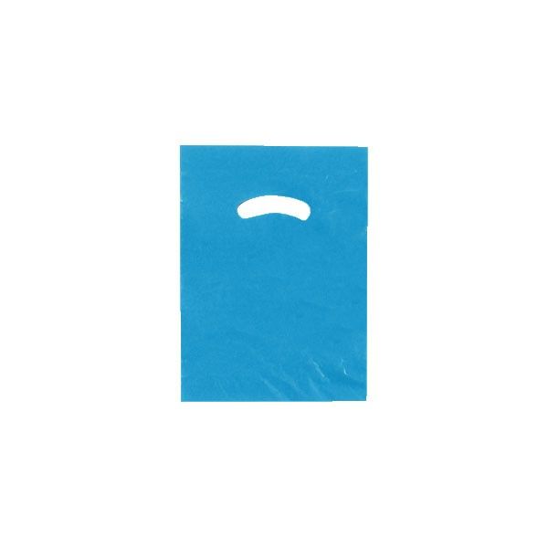 Dark Blue - Super Glossy Plastic Bag - 9 x 12"